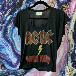 Vintage AC/DC Croptop